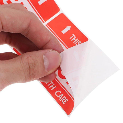 500pcs Fragile Stickers Careful Warning Labels for Packaging Protection