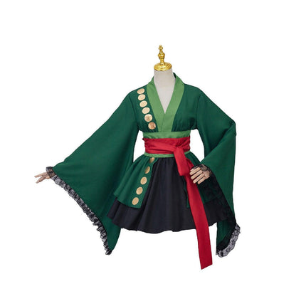 Spot One Piece King Solon Cos Clothing Solon Sex Turn Kimono Skirt Cos Zoro Straw Hat Cospl Two Years Later