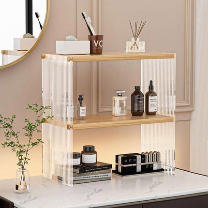 Acrylic Desktop Cup Holder Multi-Purpose Portable Storage Organizer For Home