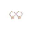 Summer Colourful Beaded Heart Earrings Sweet Fashion Jewellery for Women Girls