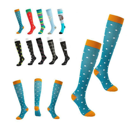 S/M Size Compression Socks Women Men Adult Medical Nursing Travel Stocking - Aimall