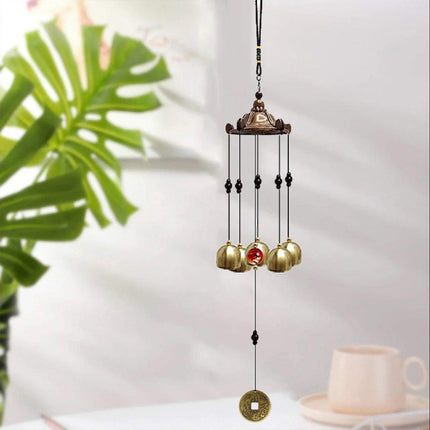 Metal Bell Wind Chime Pendant Outdoor Hanging Decoration Garden Patio Decor