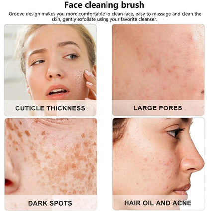 Silicone Exfoliating Facial Cleaning Scrubber Face Deep Women Face Scrub Brush