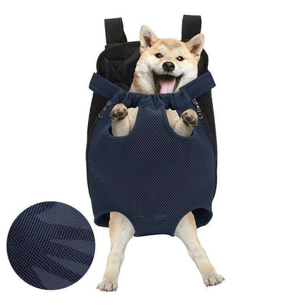 L Size Pet Carrier Dog Cat Puppy Front Back Backpack Shoulder Carry Sling Pouch Bag - Aimall