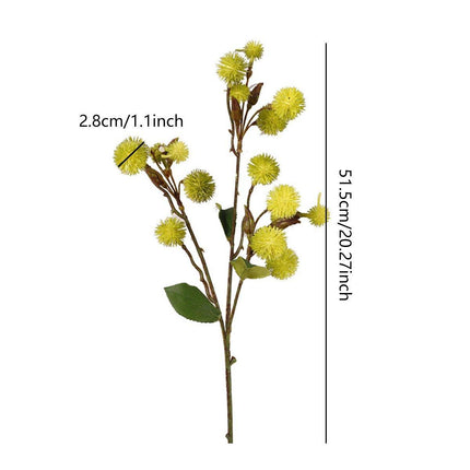 4PCS Artificial Dandelion Small Thorn Flower Bouquet Wedding Decor Ornaments