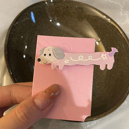 Cute Cartoon Animal Hair Clips Girls Duck Dog Cat Bang Clip Hair Accessories