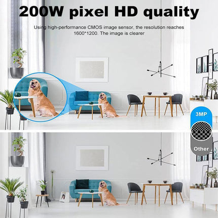 360° Panoramic WiFi IR IP E27 Light Bulb Camera HD Night Smart Home A6 AU