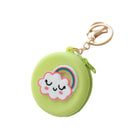 Bag Charm Coin Purse Keychain Zipper Change Purse Key Ring Purse With Keychain - Aimall