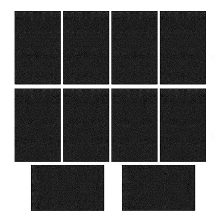 10PCS Black Aquarium Background Sticker Self Adhesive Waterproof Fish Tank Film