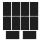 10PCS Black Aquarium Background Sticker Self Adhesive Waterproof Fish Tank Film
