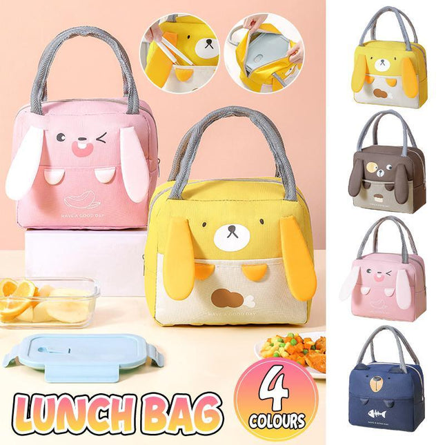 Portable Insulated Thermal Cooler Cartoon Lunchbox Tote Picnic Bento Storage Bag - Aimall