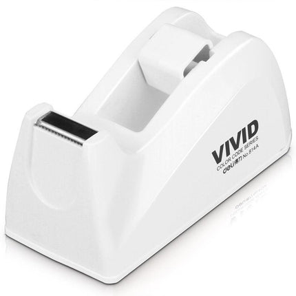 Transparent Tape Dispenser Holder Tape Cutter Refillable Desk Tape Holder