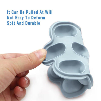 3pcs Food Supplement Freezer Tray Ice Cube Mould Silicone Storage Tray for Early Feeding