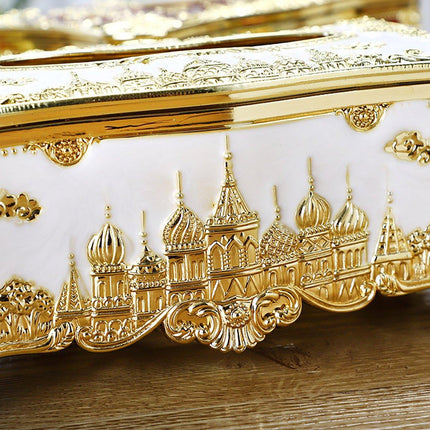Small Napkin Tissue Box Creative Plastic Desktop Paper Holder Compact Design