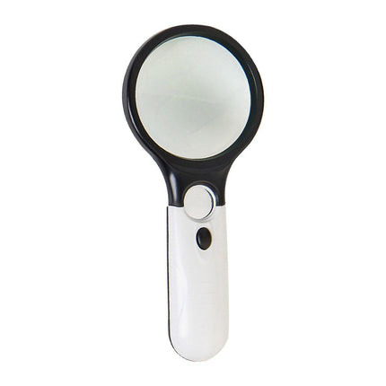 45X Magnifying Glass Magnifier Handheld Loupe Reading Optical Clarity With Light