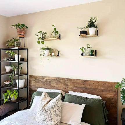 4pcs Solid Wall Shelf for Living Room Bedroom Entrance Storage Floating Shelves