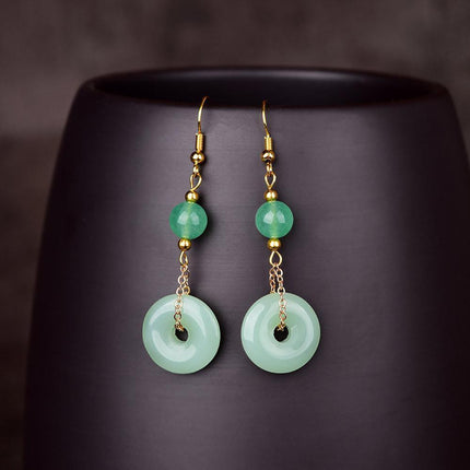 Women Earrings Fashion Dangle Earrings Chinese Style Earring Retro Drop Earrings - Aimall