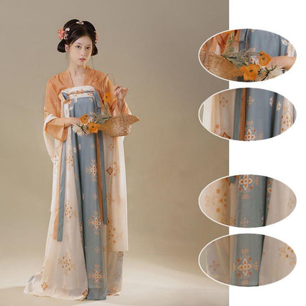 Hanfu Dress Women Ancient Chinese Traditional Hanfu Female Fairy Spring/Summer - Aimall