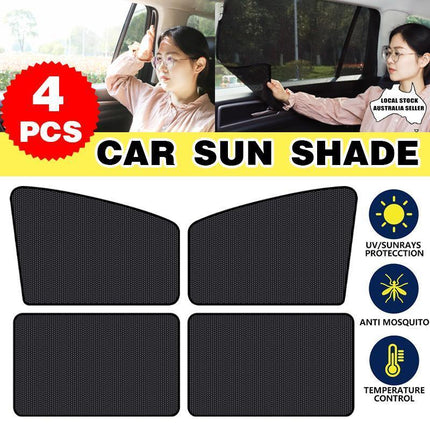 Magnetic Car Window Sun Shade UV Protection Front+Rear Side Window Curtain Cover - Aimall