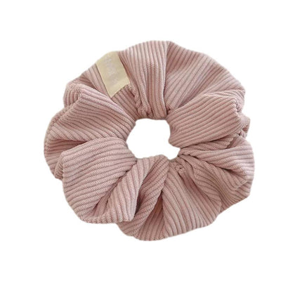 Corduroy Big Hair Scrunchies Ponytail Holder Hair Ties Rope Hair Accesorries - Aimall