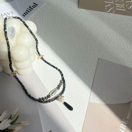 Natural Earth Colour Stone Necklace For Women Handmade Bohemian Jewelry Fashion