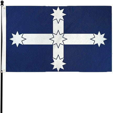 Large Eureka Stockade Flag Southern Cross Australian Aussie Heavy Duty 90 x 150 - Aimall