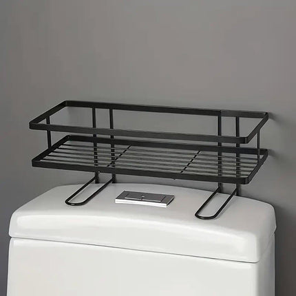 Storage Rack 1Tier Space Saver Over The Toilet Steel Bathroom Shelf Organizer