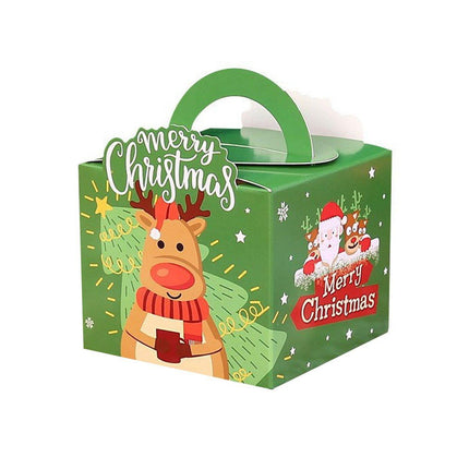 50pcs Christmas Rope Apple Candy Packing Box Biscuit Gift Baking
