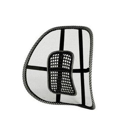 2x Mesh Lumbar Back Support for Office Home Car Seat Chair Truck Pillow Cushion - Aimall