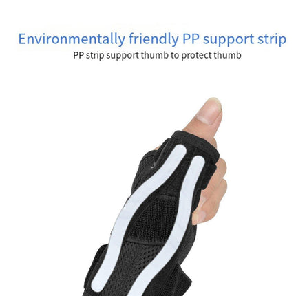 1pc Black Sports Finger Protector Basketball Fitness Thumb Support Guard Sleeve