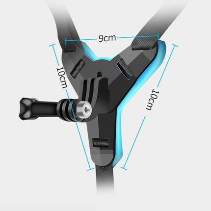Helmet Chin Mount Holder Motorcycle Strap For GoPro Hero 9/8/7/6/5 Sports Camera - Aimall