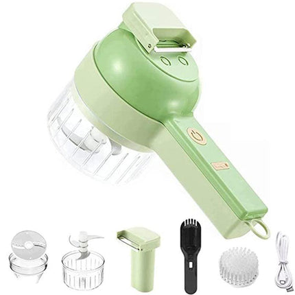 4 In 1 Mini Handheld Electric Vegetable Cutter Wireless Food Chopper Grinder Au - Aimall