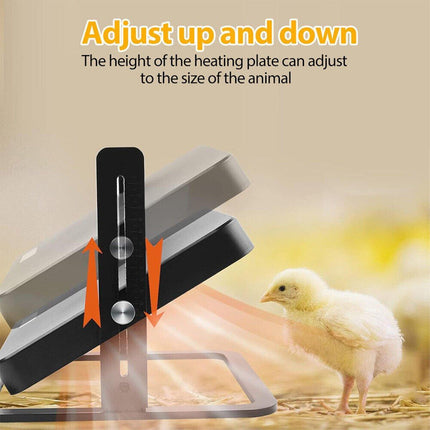 18W Poultry Heating Plate Brooder Warm Chick Duck Chicken Coop Heater 27x27cm - Aimall