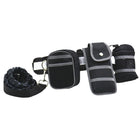 Pet Running Belt Multicolour Reflective Waist Pack with Traction Rope and Collar