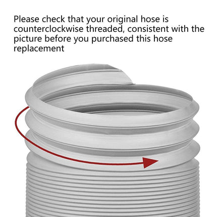 Portable Air Conditioner Exhaust Hose 13/15cm Extendable Vent Pipe PP Steel Wire