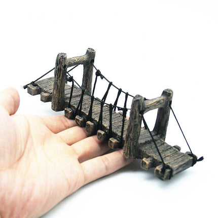 Resin Bridge Aquarium Decoration Fish Tank Accessories Shrimp Tortoise Climbing