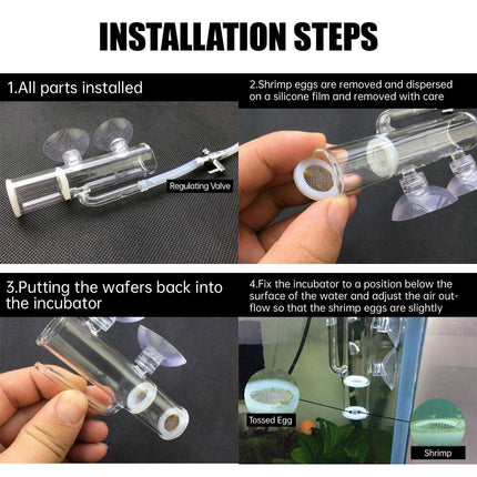 Pneumatic Crystal Shrimp Incubator CO2 Aquatic Plant Aquarium Equipment for Fish