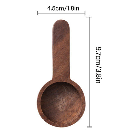 Black Walnut Measuring Bean Spoon Solid Wood Gram Coffee Milk Powder Gram Weight