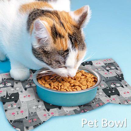 Cartoon Pet Diatomite Floor Mat Non Slip Cat and Dog Feeding Mat for Food Water