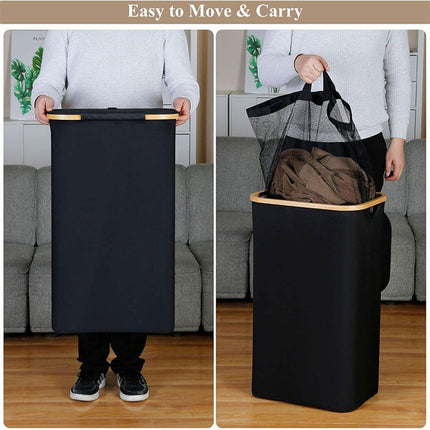 Bathroom Laundry Basket Large Clothes Hamper Dirty Laundry Storage Organizer