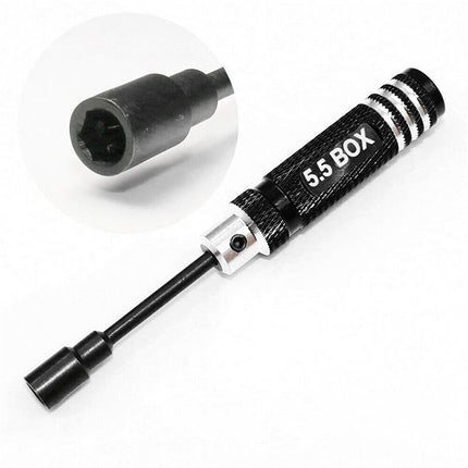 7 Pieces Screwdriver Set RC Tool Steel Kit for RC Model Car Helicopter Black - Aimall