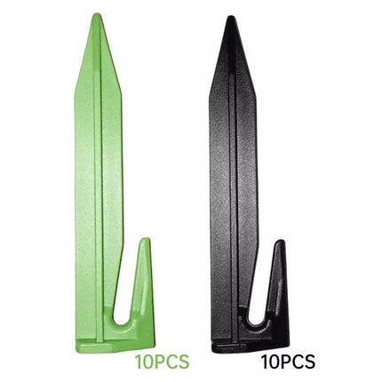 10pcs Ground Peg Lawn Mower Boundary Fixing Stakes Heavy Duty Garden Nails