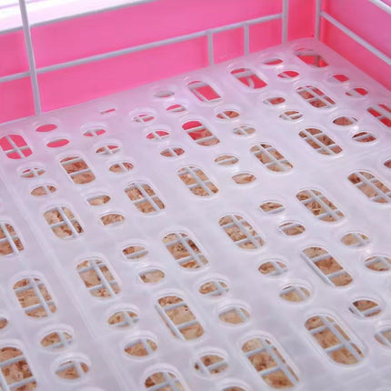 2pcs Rabbit Foot Mat Large Plastic Cage Mat for Guinea Pig Pet Cage Accessories