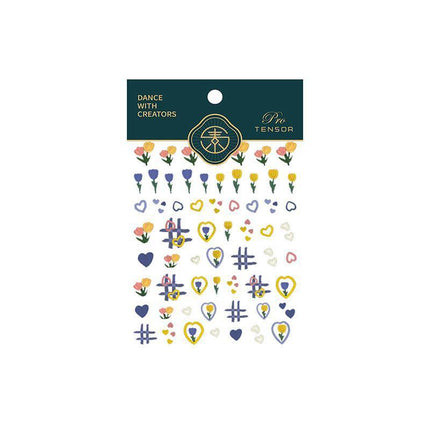 Chinese Style Nail Stickers Flower Decorations DIY Nail Stickers Nails Art - Aimall