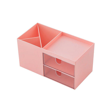 Multifunctional Desktop Organizer with Storage Drawer for Home Office Supplies
