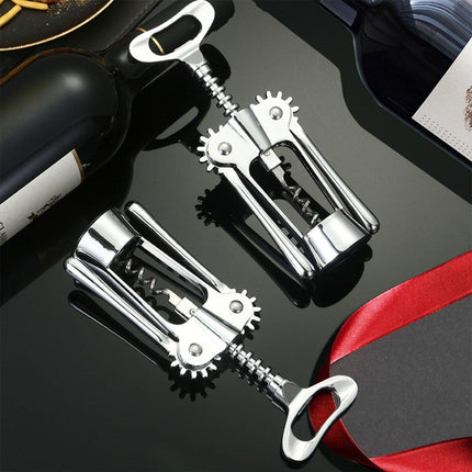3PCS Wine Bottle Opener Corkscrew Set Kitchen Bar Tools for Easy Opening