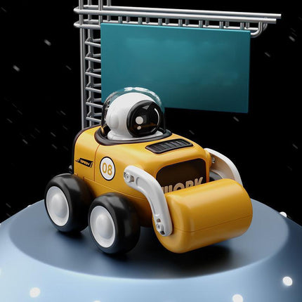 Astronaut Inertial Engineering Vehicle with Whistle Cartoon Shaped Kids Car Toys - Aimall