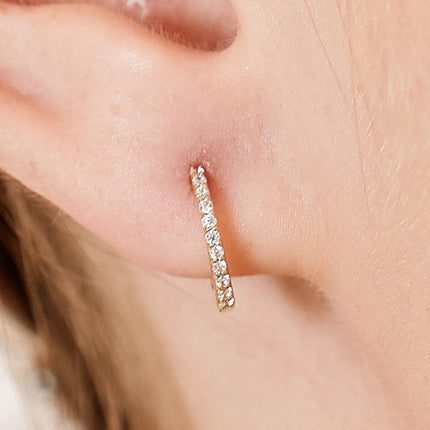 Korean Style Round Earrings for Women Fashion All Matching Buckle Jewelry