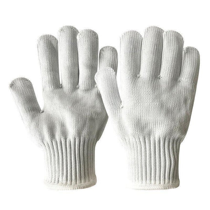 Anti Cutting Gloves Cut Resistant Level 5 Kitchen Butcher Protection Medium Size - Aimall