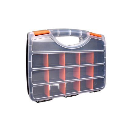 Clear Plastic Storage Box Multi Compartment Organizer for Small Parts Beads